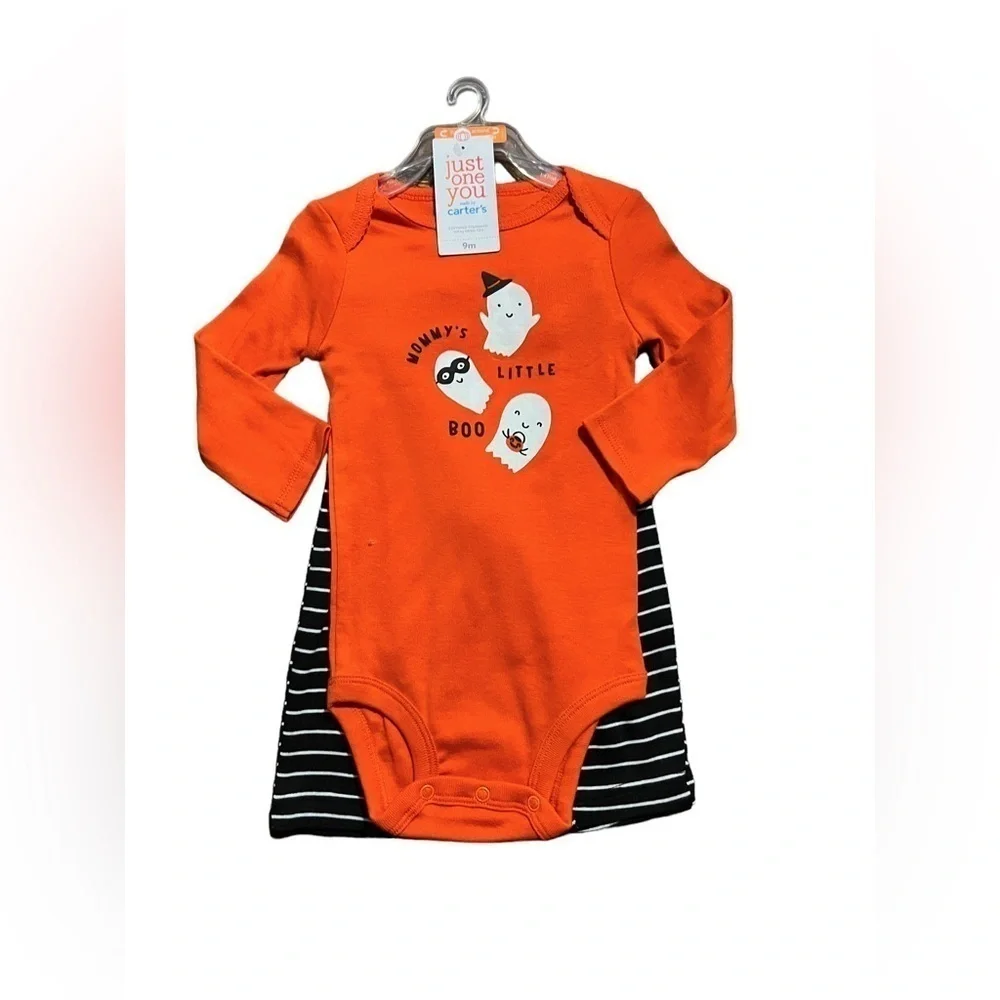 NWT Carter's Just One You Mommy's little Boo Halloween 2 Piece SZ 9M